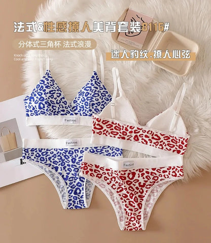 Leopard Bralette & Panties