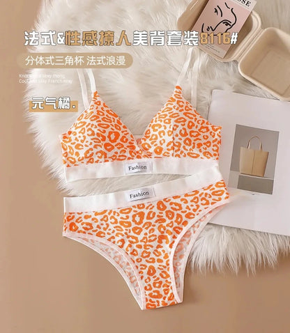 Leopard Bralette & Panties