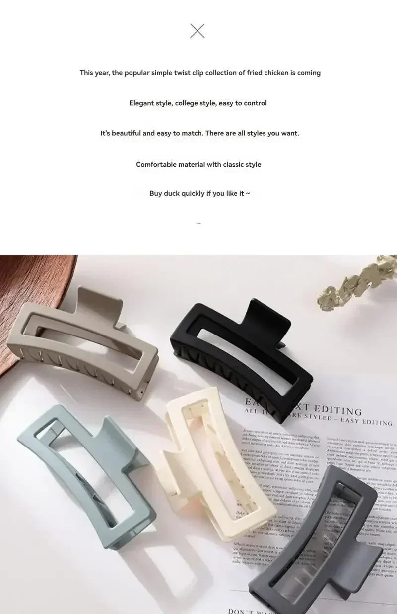 ‌4pcs Shark Jaw Clip