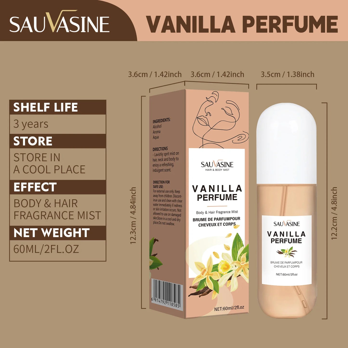 Vanilla Skin Body Mist