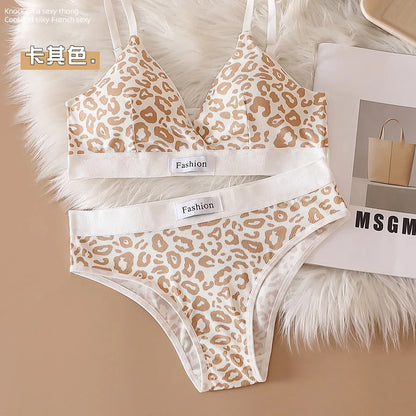 Leopard Bralette & Panties