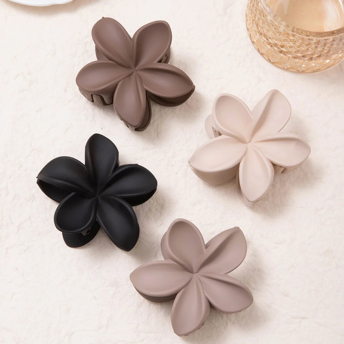 4Pcs Fashion Flower Clips