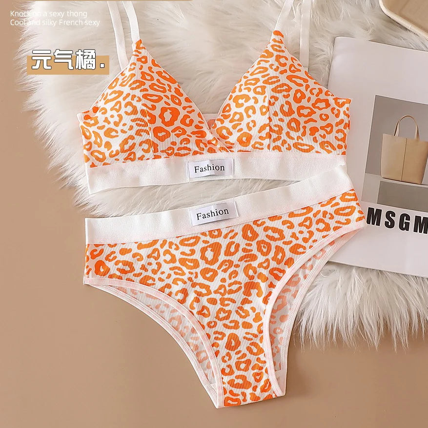 Leopard Bralette & Panties